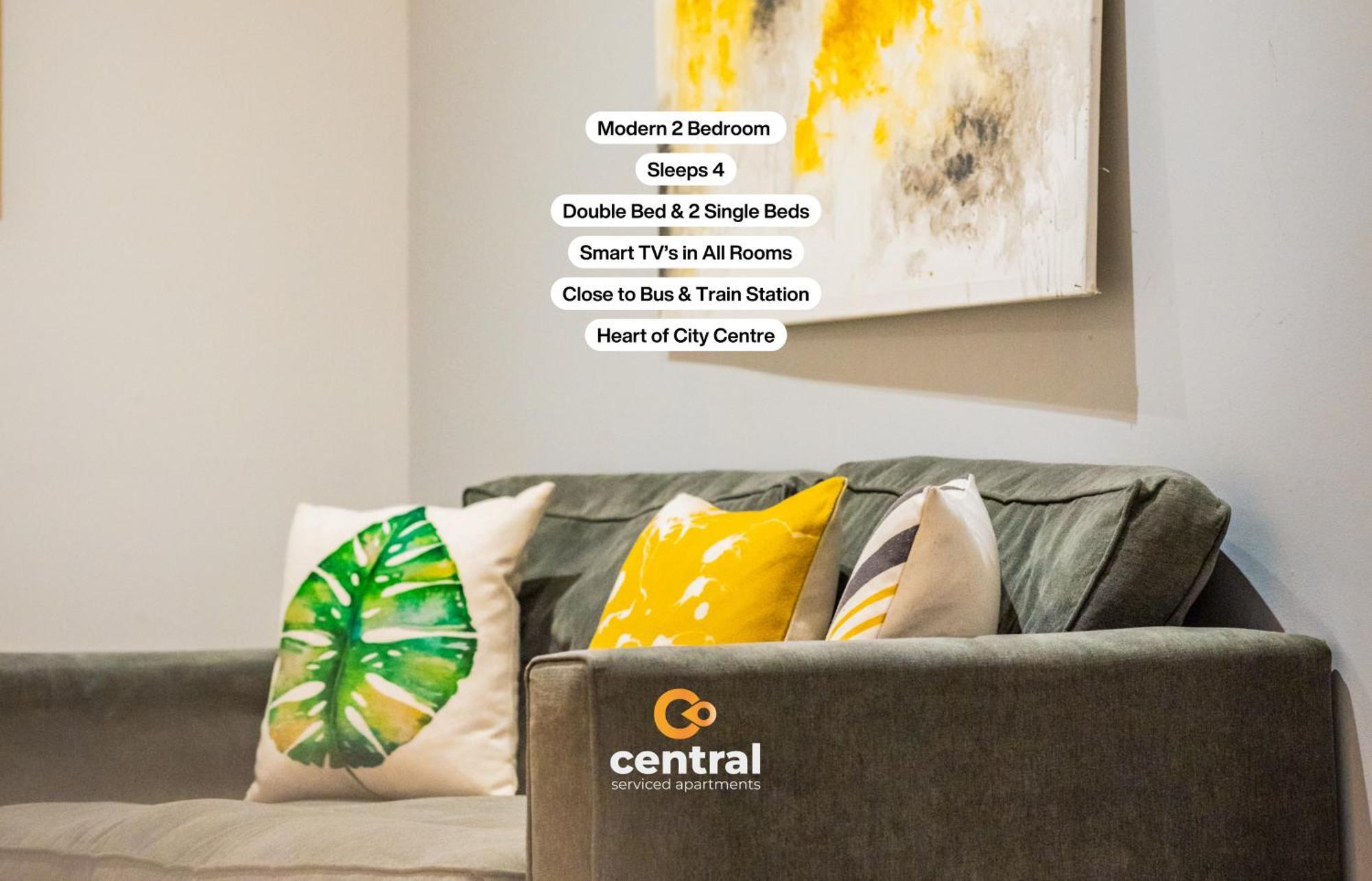 Central Serviced Apartments: Cozy 2-Bedroom Near City Centre & Transport Dundee Exterior photo